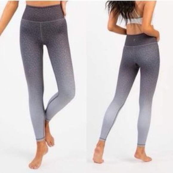 ZYIA Pants - Zyia Ombré Leopard Light n Tight Leggings